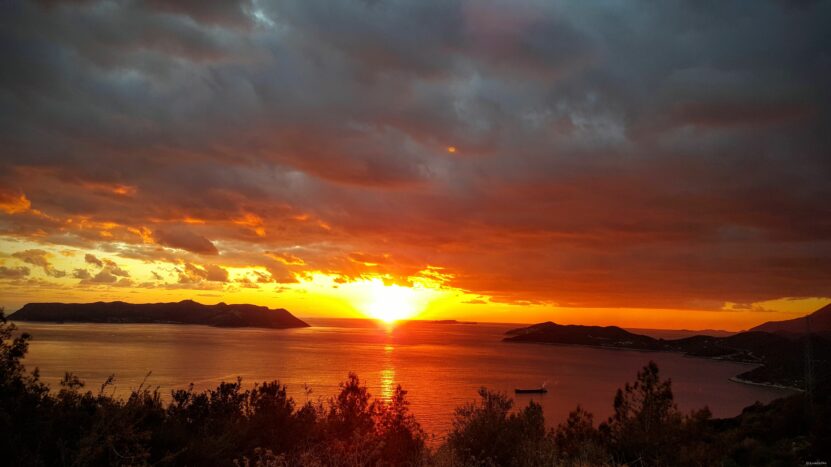 A Sunset View in Kas