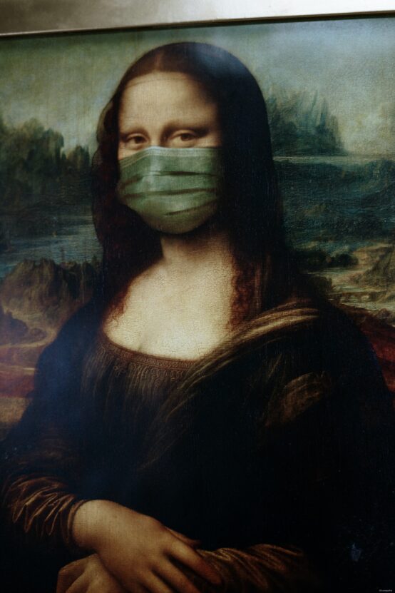 Covid 19 Virüs Mona Lisa Tablosu