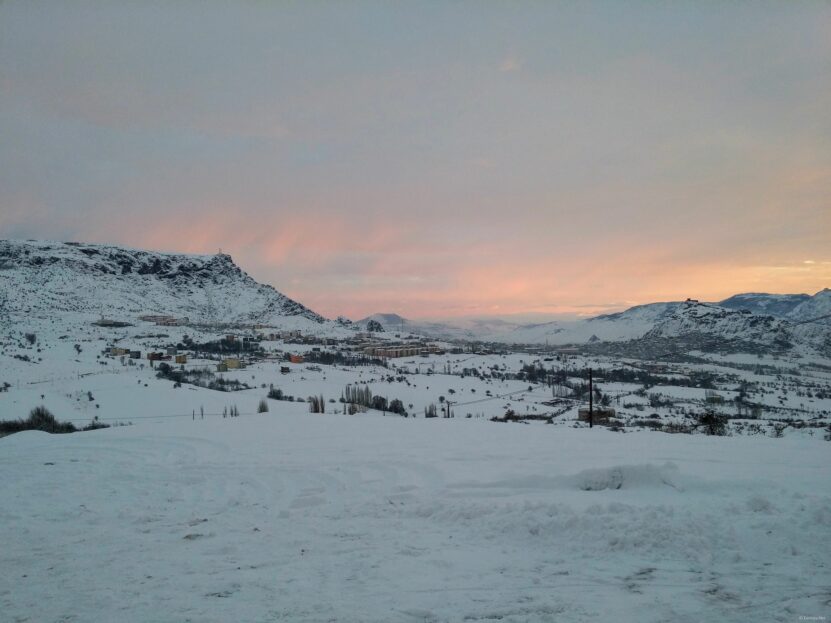 A view from Myo towards Şebinkarahisar in winter