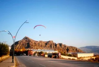 Fotoğraf: Şebinkarahisar’da Paramotor Uçuşu