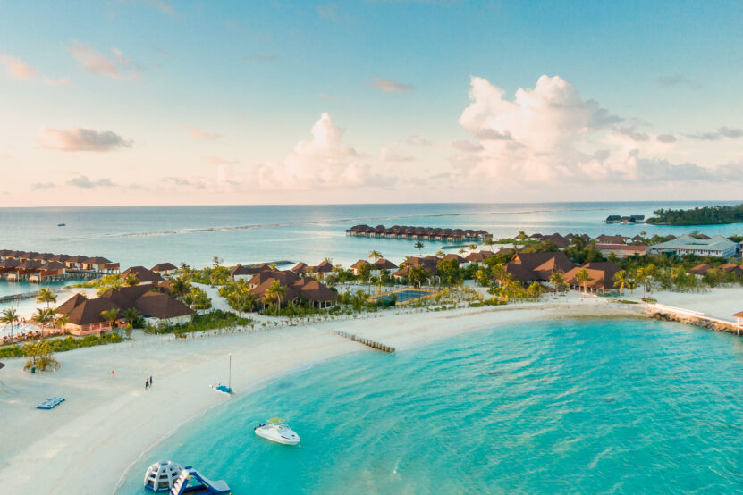 A Resort in the Maldives Islands